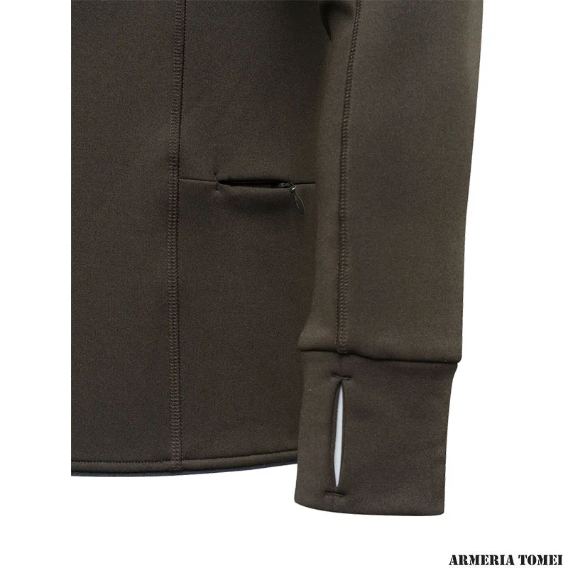 PILE - BERETTA - STRETCH TECH HALF ZIP FLEECE Green Moss - immagine 5