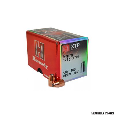 HORNADY - PALLE - 9mm .355" 124 gr XTP® (100 PZ)