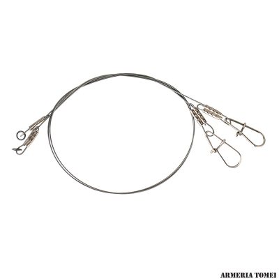 SAVAGE GEAR - TITANIUM JERKBAIT TRACE 30cm 0.6mm 25kg Needle Snap (2pcs)