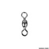 SAVAGE GEAR - SWIVEL XS #8 BS 17kg (15pcs) CARBON STEEL BLACK NICKEL FINISH