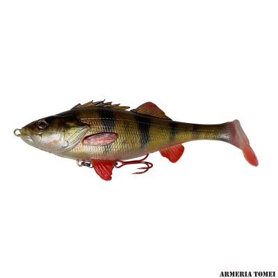 SAVAGE GEAR - 4D PERCH SHAD 17.5cm - 7" 67g - 2 1/3oz Slow Sinking 01-PERCH