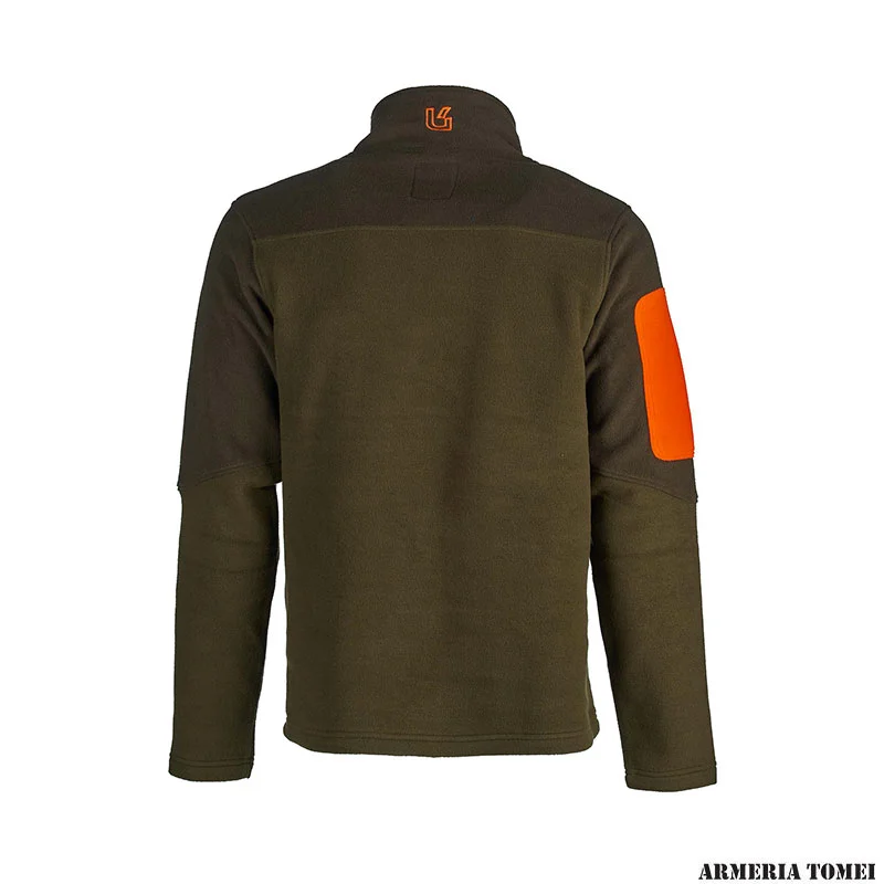 UNIVERS - PILE LUPETTO CACCIA LINCE VERDE/ARANCIO - immagine 2