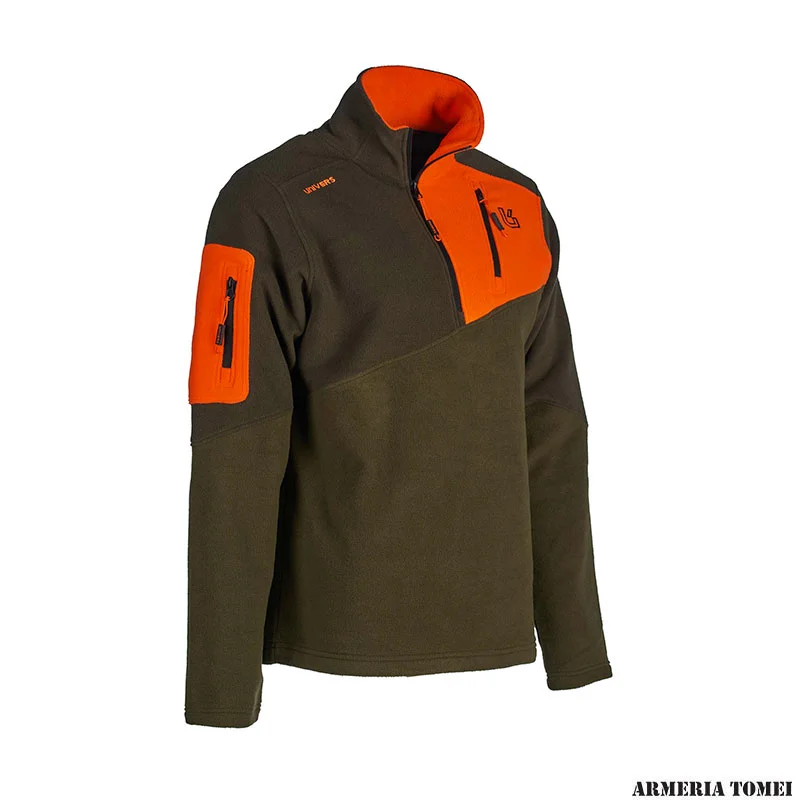 UNIVERS - PILE LUPETTO CACCIA LINCE VERDE/ARANCIO - immagine 4