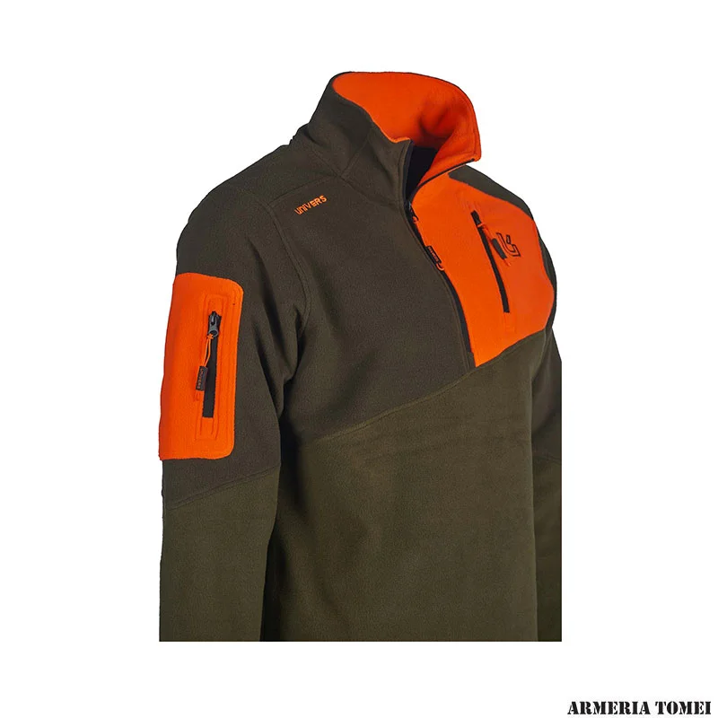 UNIVERS - PILE LUPETTO CACCIA LINCE VERDE/ARANCIO - immagine 5