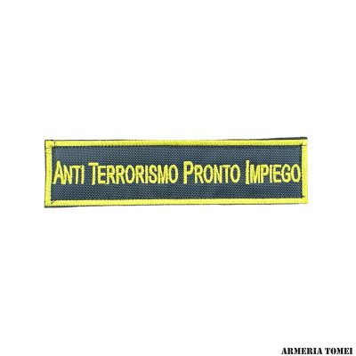 PATCH - ANTI TERRORISMO PRONTO IMPIEGO GUARDIA DI FINANZA (CON VELCRO)