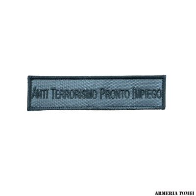 PATCH - ANTI TERRORISMO PRONTO IMPIEGO GUARDIA DI FINANZA (CON VELCRO) BASSA VISIBILITÀ