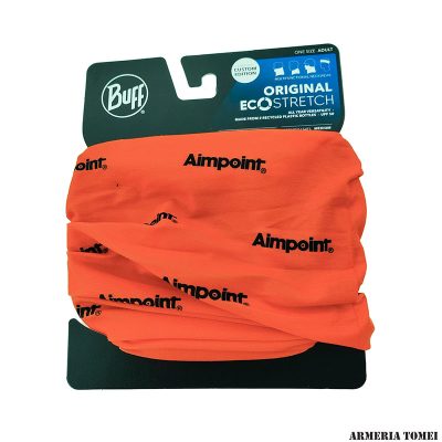 SCALDACOLLO MULTIFUNZIONE - BUFF - ORIGINAL ECO STRETCH LIMITED CUSTOM - AIMPOINT Orange/Black