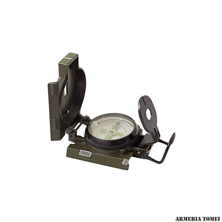 Bussola Lensatica Cammenga CG27 Fosforescente &ndash; Verde Militare, Per Emisfero Nord