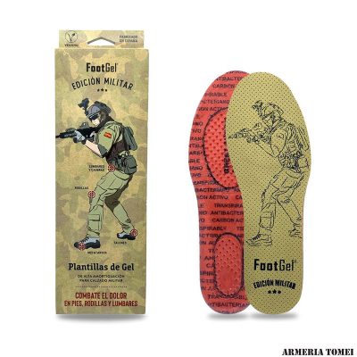 SOLETTE - FOOTGEL MILITARY EUCALIPTO