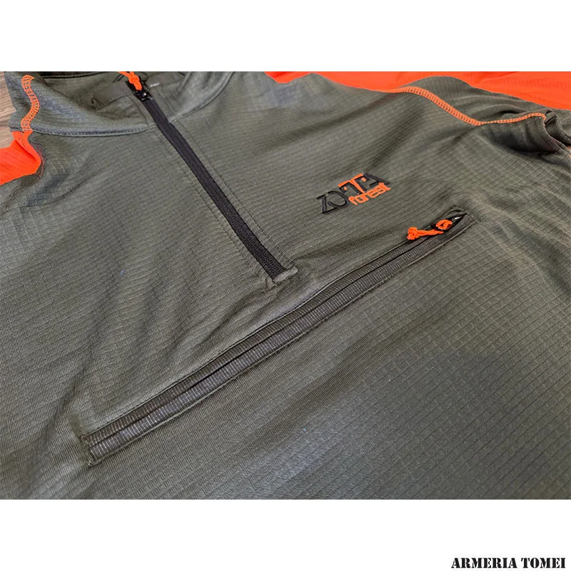 ZOTTA FOREST - ZENITH MAN FLEECE Green/Fluo - immagine 4