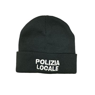 CAPPELLO LANA - POLIZIA LOCALE (blu scuro)