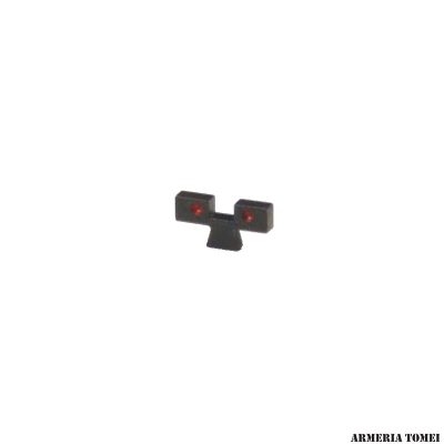 BERETTA - SET 3 PZ FOGLIETTE TARGET PER MIRA COLORE ROSSO (SERIE 92/96/98)
