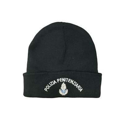 CAPPELLO LANA - POLIZIA PENITENZIARIA (blu scuro)