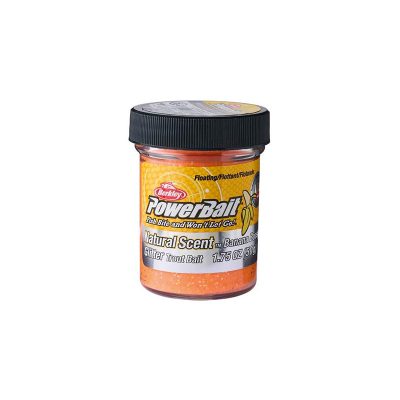 BERKLEY - POWERBAIT® NATURAL SCENT GLITTER 1.75oz 50g Fluo Orange (Banana)