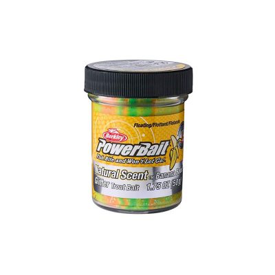 BERKLEY - POWERBAIT® NATURAL SCENT GLITTER 1.75oz 50g Rainbow/Banana
