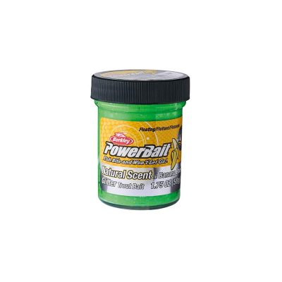 BERKLEY - POWERBAIT® NATURAL SCENT GLITTER 1.75oz 50g Spring Green/Banana