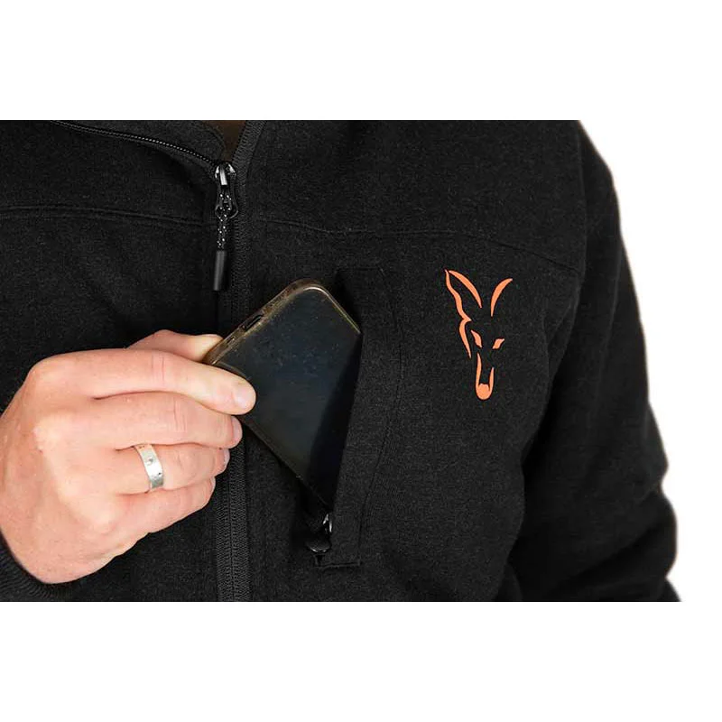 FOX - COLLECTION SHERPA HOODY Black/Orange - immagine 9