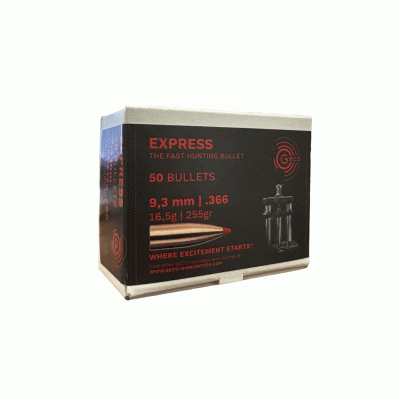 PALLE DA RICARICA - GECO - EXPRESS 9,3mm | .366 | 16,5g | 255gr (50pz)