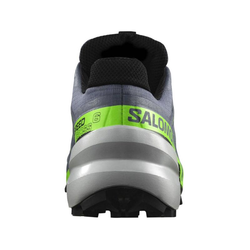 SALOMON - UOMO - SPEEDCROSS 6 GTX Fint Stone/Green Gecko/Black - immagine 7