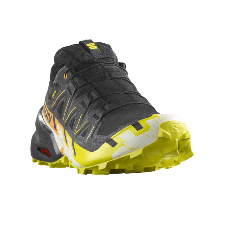 SALOMON - UOMO - SPEEDCROSS 6 GTX Black/Sulphur Spring/Bird Of Paradise - immagine 2