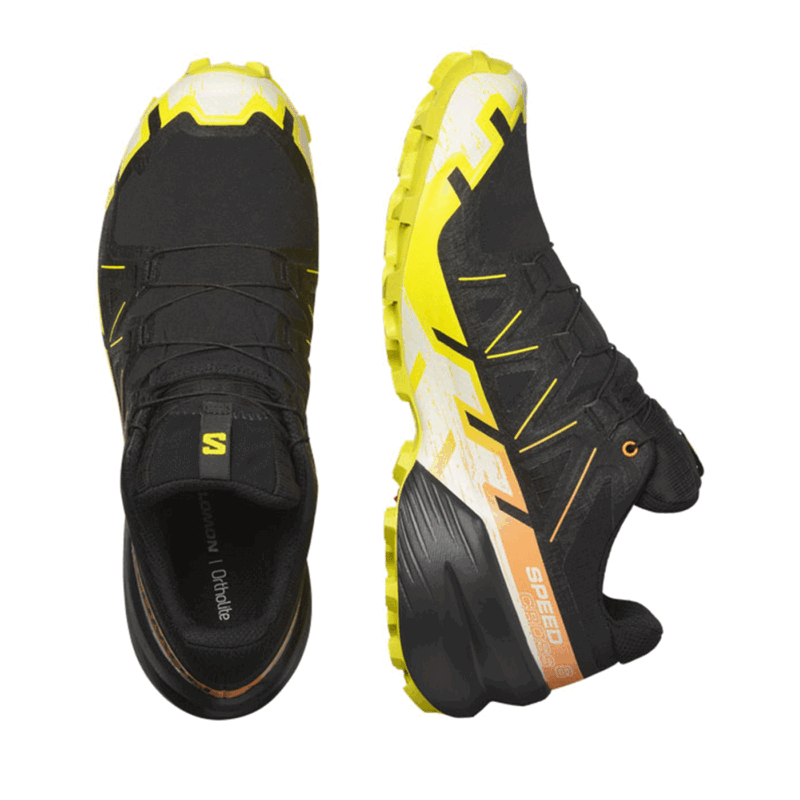 SALOMON - UOMO - SPEEDCROSS 6 GTX Black/Sulphur Spring/Bird Of Paradise - immagine 5