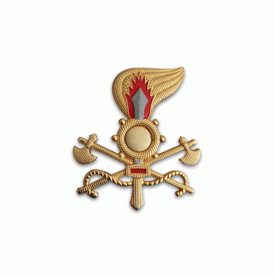 FREGIO - ESERCITO ITALIANO TESA METALLICO GENIO GUASTATORI