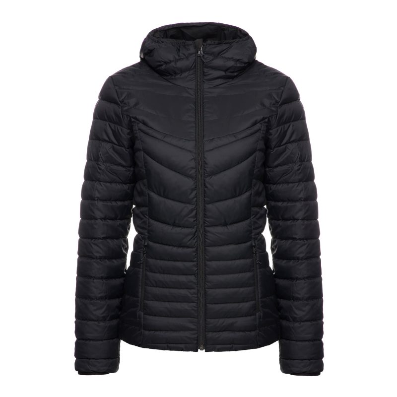 GIACCA - SALOMON - DONNA - DRIFTER LOFT HOODIE W Black INSULATED JACKET