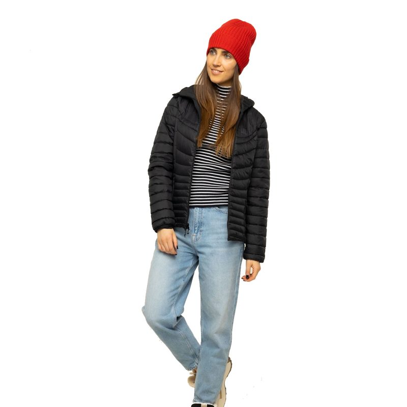 GIACCA - SALOMON - DONNA - DRIFTER LOFT HOODIE W Black INSULATED JACKET - immagine 4