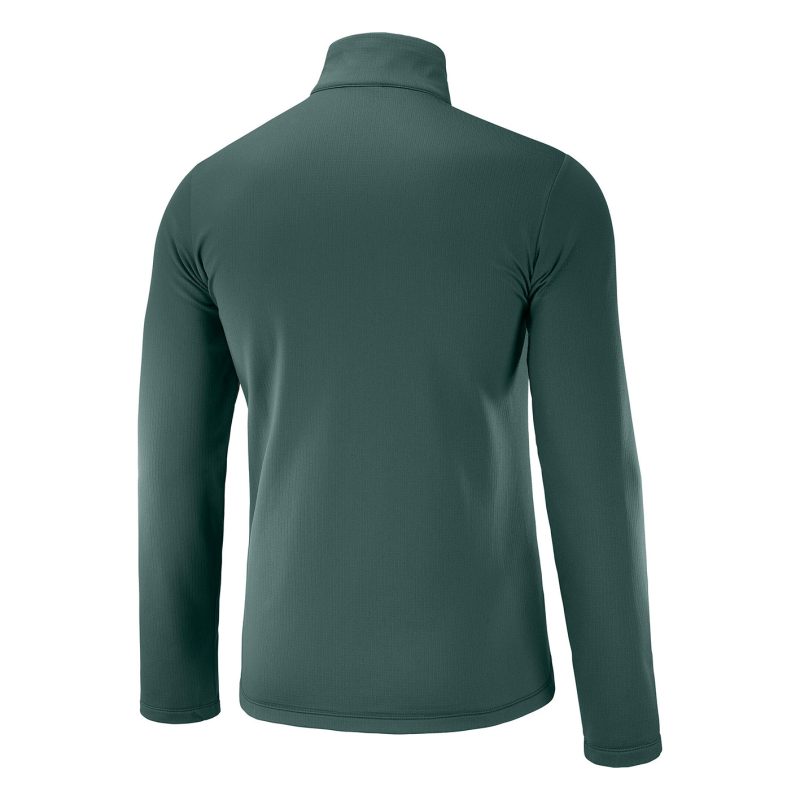 MAGLIA/PILE - SALOMON - UOMO - DISCOVERY LT FZ M Green Gables MIDLAYER JACKET - immagine 3