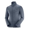 MAGLIA/PILE - SALOMON - UOMO - DISCOVERY FZ M Ebony MIDLAYER JACKET