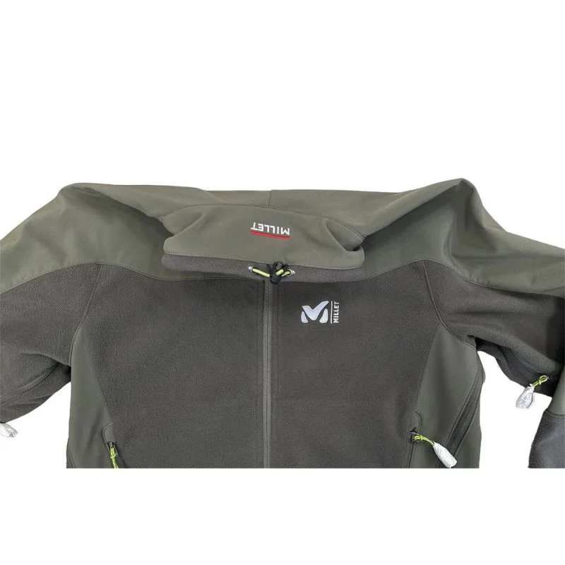 GIACCA PILE - MILLET - UOMO - DUAL SOFTSHELL JKT Gris Aluminium - immagine 4