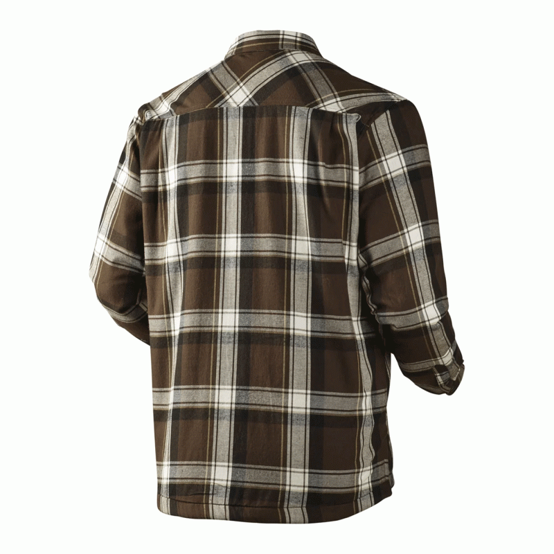 CAMICIA - SEELAND - MOSCUS SHIRT Demitasse Brown Check - immagine 2