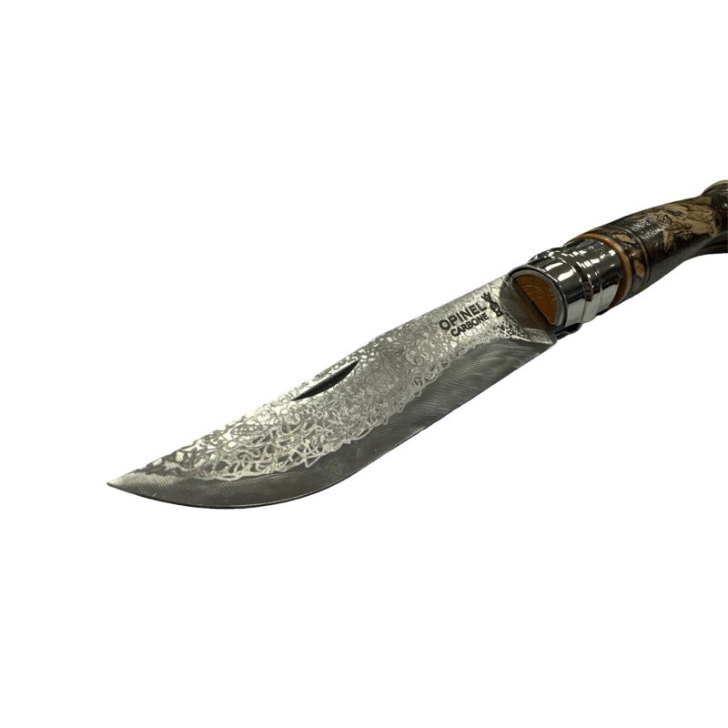 COLTELLO - OPINEL -  N.10 INOX CAVALLO PIROGRAFATO REALIZZATO A MANO - immagine 2