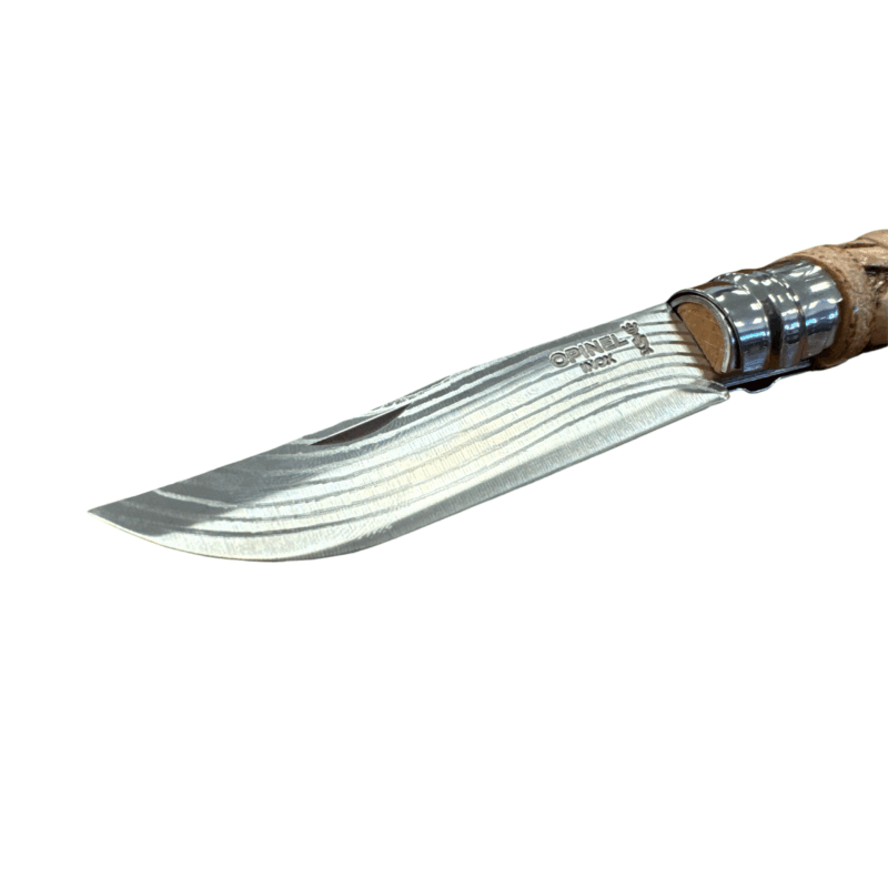 COLTELLO - OPINEL -  N.9 INOX INTRECCIO INTAGLIATO E REALIZZATO A MANO - immagine 4