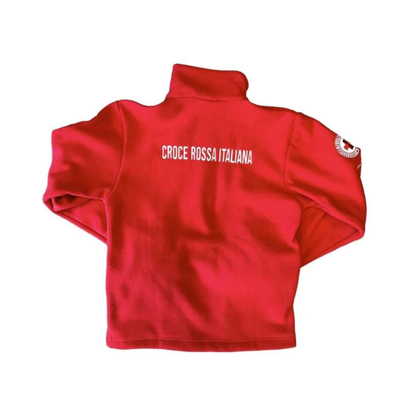 CROCE ROSSA ITALIANA - PILE FULL ZIP Rosso CRI - immagine 2