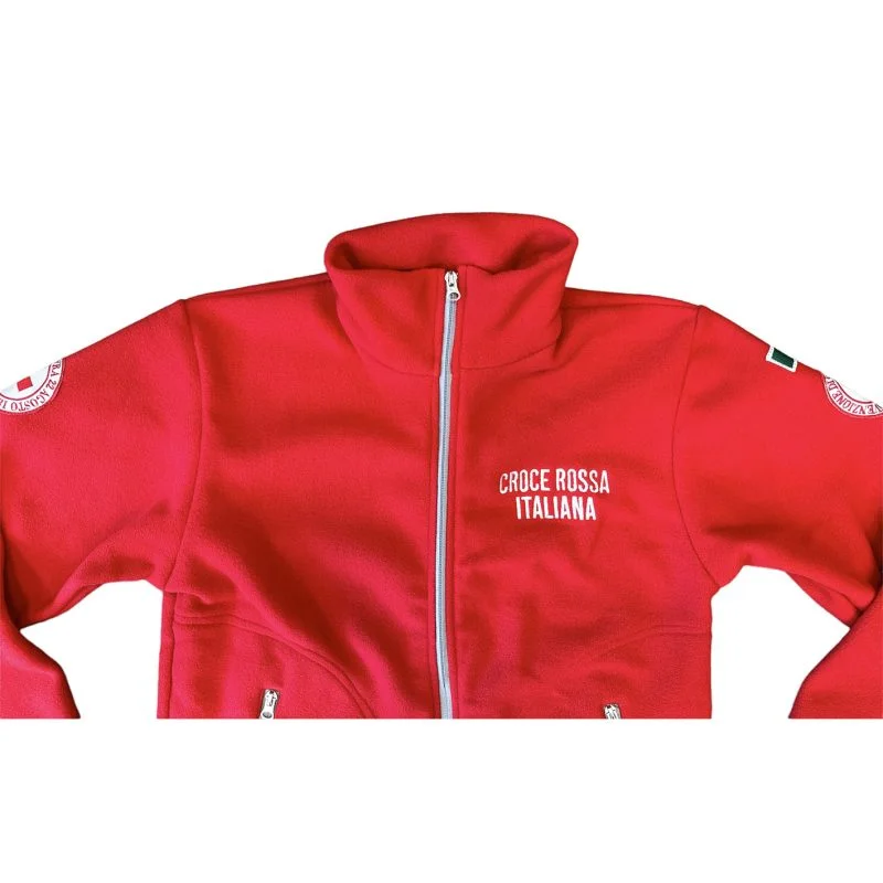 CROCE ROSSA ITALIANA - PILE FULL ZIP Rosso CRI - immagine 3