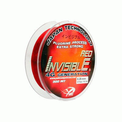 YUKI - NYLON RED INVISIBLE 4G GENERATION 2000mt