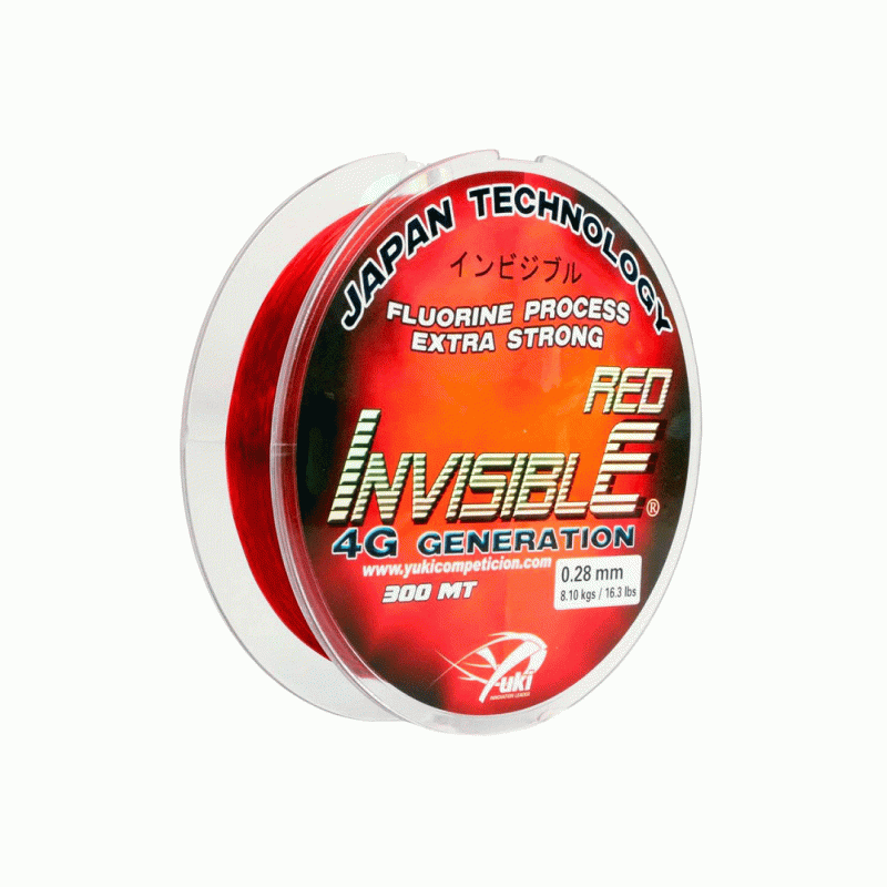 YUKI - NYLON RED INVISIBLE 4G GENERATION 2000mt