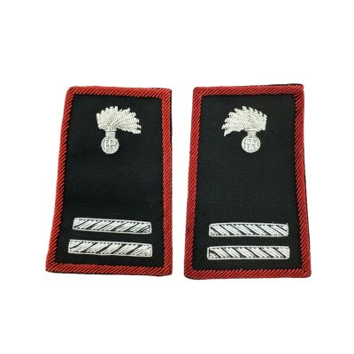 CARABINIERI - TUBOLARI MARESCIALLO ORDINARIO RICAMATI IN CANOTTIGLIA