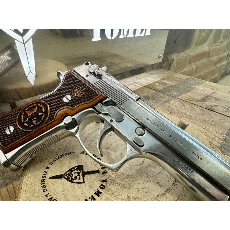 USATO - PISTOLA - BERETTA MOD. 98FS INOX cal. 9x21 - immagine 5