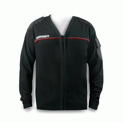 MAGLIONE - CARABINIERI SCOLLO A V CON ZIP LUNGA