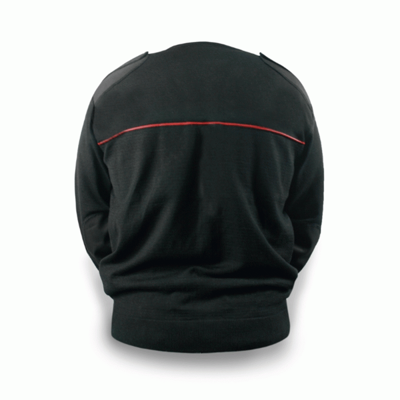 MAGLIONE - CARABINIERI SCOLLO A V CON ZIP LUNGA - immagine 2