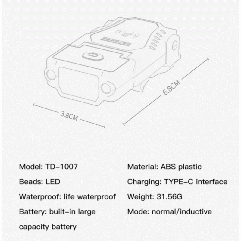 TORCIA A LED MULTI FUNZIONE RICARICABILE - immagine 3