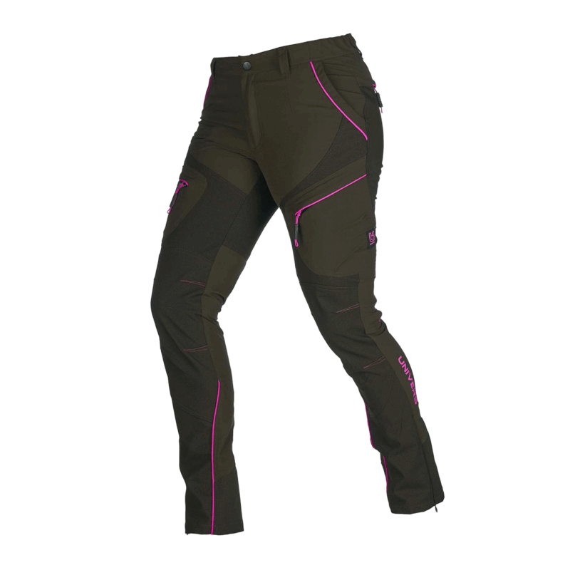 UNIVERS - PANTALONE DONNA CACCIA ALPI 4-WAY STRETCH Verde/Caccia