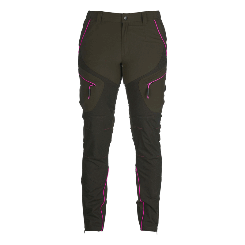 UNIVERS - PANTALONE DONNA CACCIA ALPI 4-WAY STRETCH Verde/Caccia - immagine 3