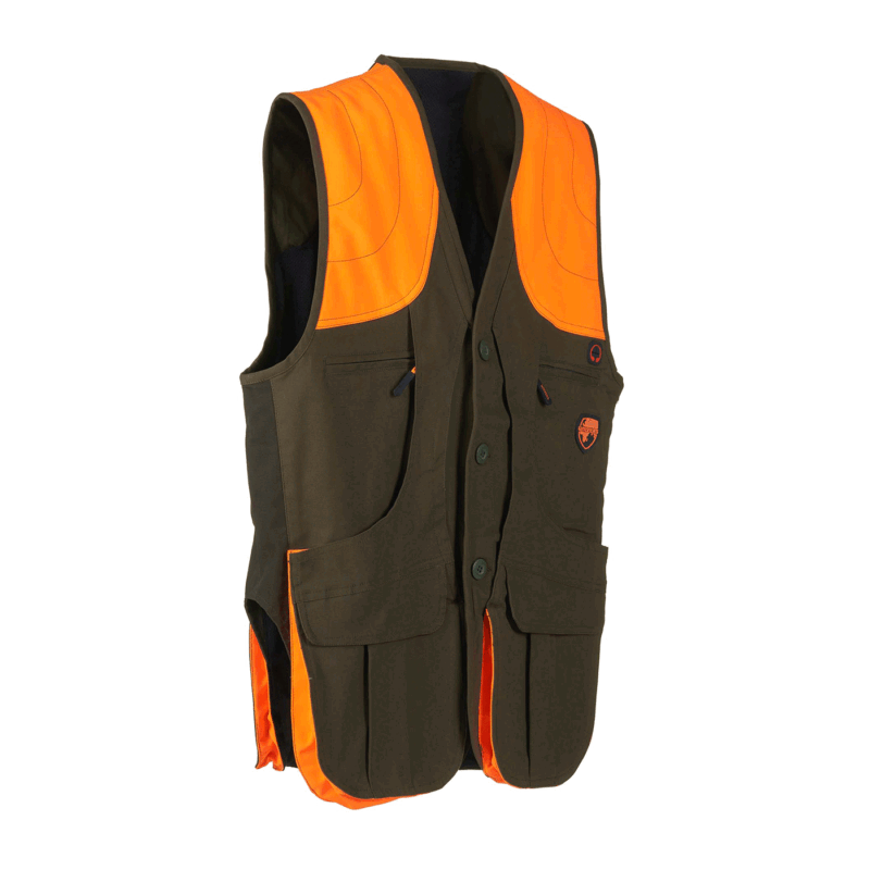 GILET - UOMO - UNIVERS - CACCIA DIANA Verde/Arancio - immagine 4