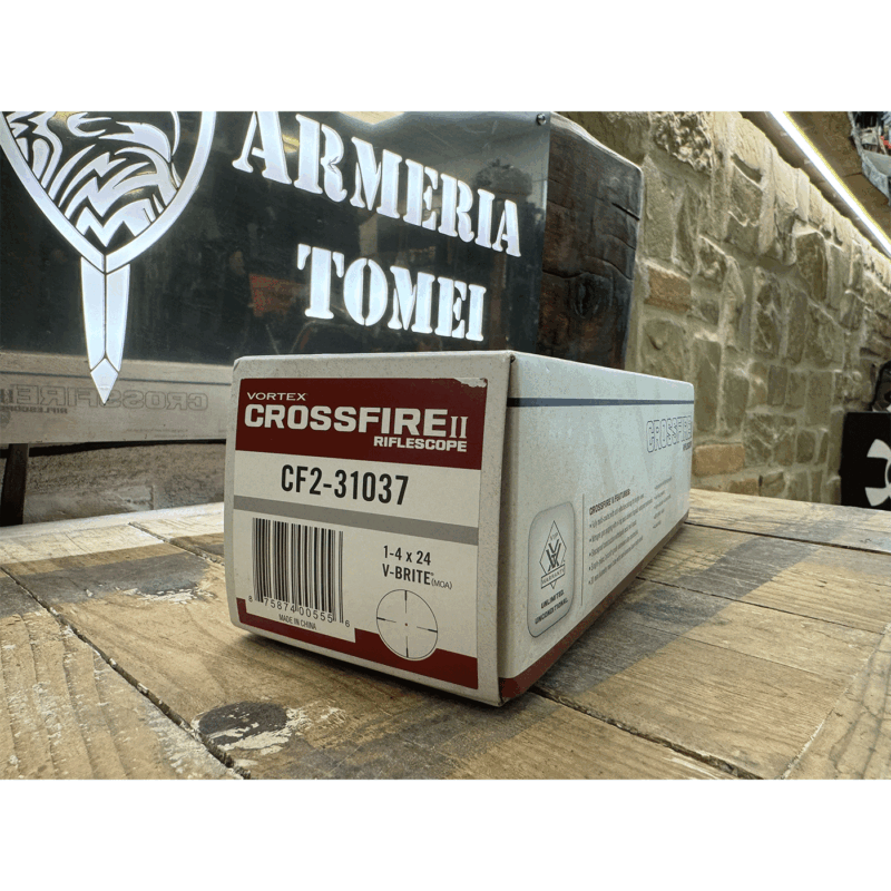 USATO - OTTICA - VORTEX - CROSSFIRE II 1-4 x 24 V-BRITE (MOA) RETICLE | 30 mm TUBE - immagine 7
