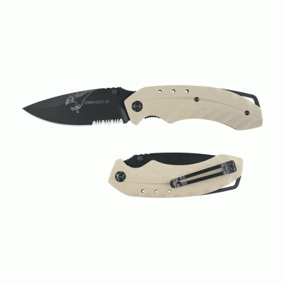 COLTELLO - DEFCON 5 - TACTICAL FOLDING KNIFE FOXTROT (BLISTER) Tan Coyote