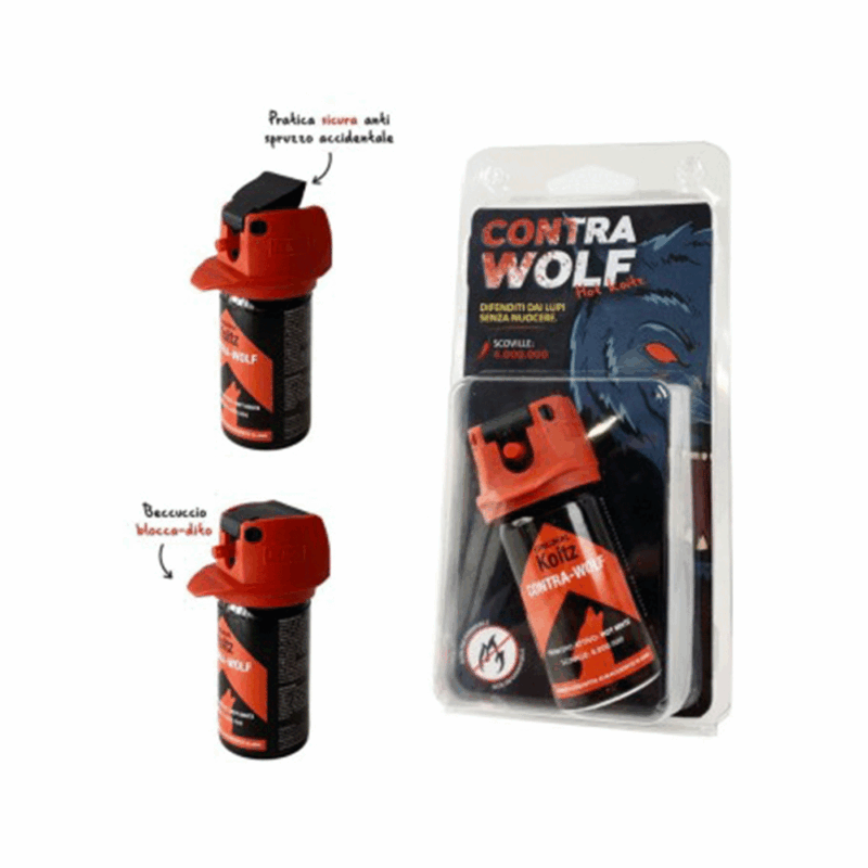 CONTRA-WOLF - SPRAY ANTIAGGRESSIONE CONTRO LUPI - immagine 2