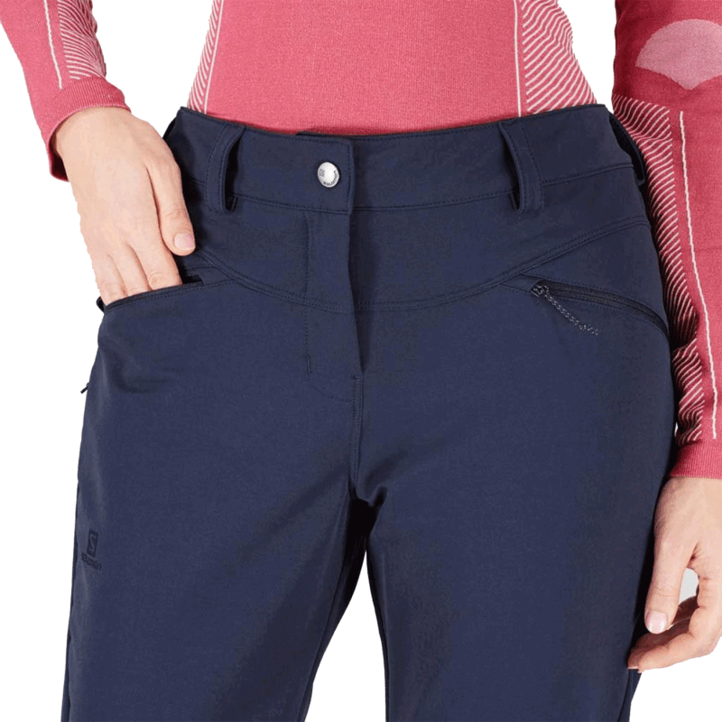 PANTALONE - SALOMON - DONNA - WAYFARER WARM STRAIGHT PANT W Night Sky - immagine 4